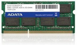 Obrzok ADATA Apple Series SO-DIMM 8GB DDR3 - AD3S1333W8G9-RM