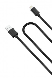 Obrzok CYGNETT Lightning Charge & Sync  Cable 1m - Black - CY2005PCCSL