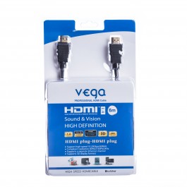 Obrzok HDMI kabel profesionl 6M - ern barva - AA-1066