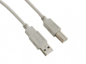 Obrzok tovaru 4World Kabel USB 2.0 AM-BM 5.0m Gray - 09558