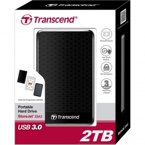 Obrzok Transcend StoreJet 25A3 - TS2TSJ25A3K