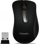 Obrzok produktu Canyon CNE-CMSW2, bezdrtov optick my, 2.4GHz USB prijma, 800dpi, ierna