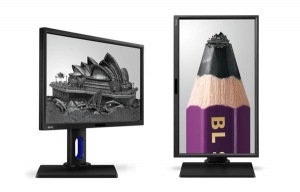 Obrzok BenQ BL2420PT 23.8" IPS LED 2560x1440 20M:1 5ms 300cd HDMI DP DVI Pivot rep - 9H.LCWLA.TBE