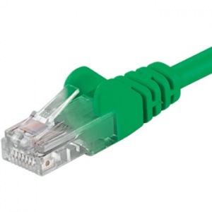 Obrzok PremiumCord Patch kabel UTP RJ45-RJ45 CAT6 2m zelen - sp6utp020G