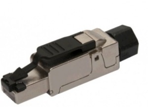 Obrzok Konektor RJ45 CAT6 STP univerzln samoez.prm. - SXRJ45-6-STP-BK-SA