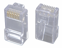 Obrzok Konektor RJ45 CAT6 UTP 8p8c pro drt - KRJ45/6SLD