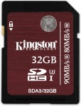 Obrzok produktu Kingston SDHC, UHS-I U3 Class10, pamov karta 32GB, (90 MB/ s, 80 MB/ s)