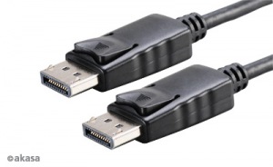 Obrzok AKASA AK-CBDP01-20BK DisplayPort to DisplayPort - AK-CBDP01-20BK