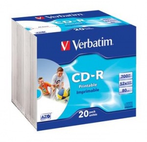 Obrzok Verbatim CD-R 52x  - 43424