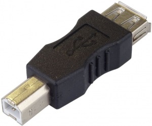 Obrzok USB2.0 A-B redukcia F  - 8592220009595