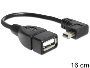 Obrzok Delock USB2.0A-miniUSB2.0 OTG redukcia F  - 