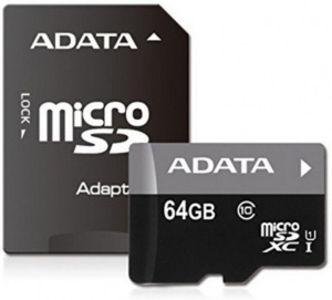 Obrzok ADATA Premier microSDXC 64GB  - AUSDX64GUICL10-RA1